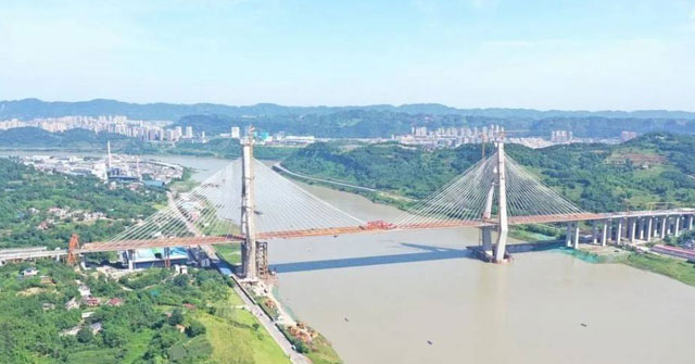 宜宾临港长江大桥预计2023年上半年开始铺轨！