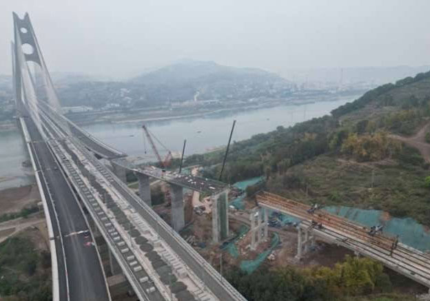 宜宾临港长江大桥长江北段道路连接线预计2023年底完工